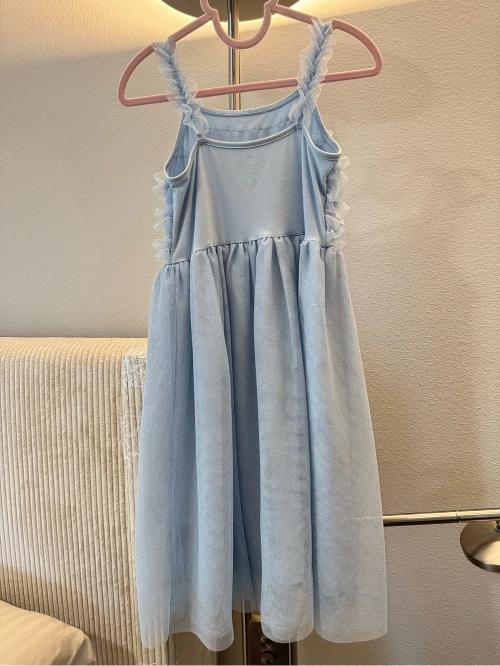H&M cream tulle